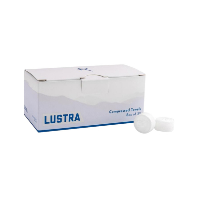 Toalhas Comprimidas Recovery Lustra - Caixa de 32