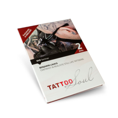 DVD de Benjamin Laukis - Contrast in Realistic Still Life Tattooing