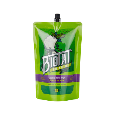 BIOTAT Numbing Green Soap Bolsa - Pronto Para Usar - 1 Litre
