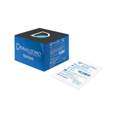Almofada Dermalize - Almofadas absorventes esterilizadas - Caixa de 100 unidades