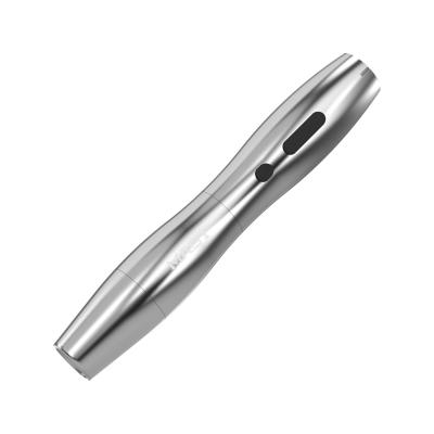 Dragonhawk Mast P20 - Máquina de tatuagem sem fios estilo caneta - Prateada - Traço de 2,5 mm
