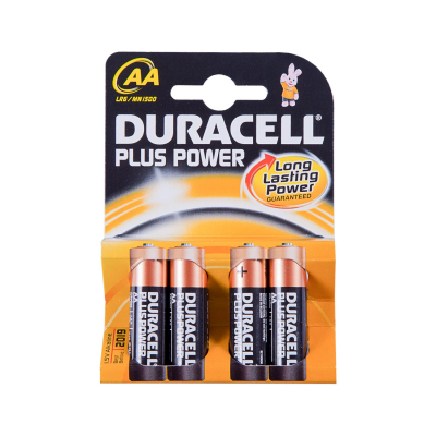 Pack de 4 Pilhas Duracell Plus