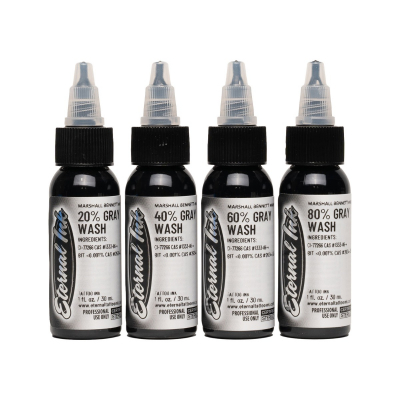 Conjunto Eternal Ink Marshall Bennett Gray Wash - 4 x 30 ml