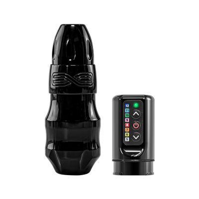 Máquina de tatuagem FK Irons EXO - Stealth sem fios - RCA Bolt + 2 PowerBolts