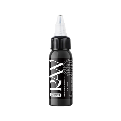 Raw Pigments Platinum - Extra Light Whitewash - Tinta para tatuagem - 30ml