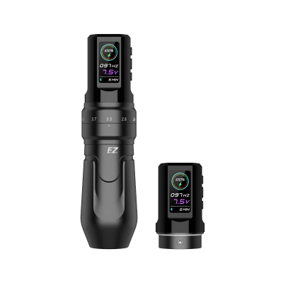 EZ P3 Pro Máquina de Tatuagem Sem Fio com Bateria Adicional Estilo Caneta - Preto mate
