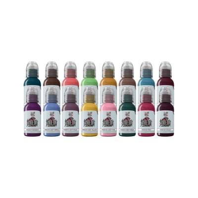 Tinta para tatuagem World Famous Limitless - A.D. Pancho Pro Colour Set - 16x 30 ml 