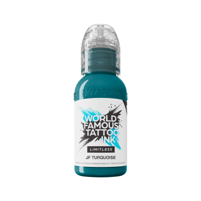 Tinta para tatuagem da World Famous Limitless - JF Turquoise 30 ml