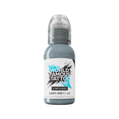 Tinta para tatuagem World Famous Limitless - Light Grey 1 v2 30 ml