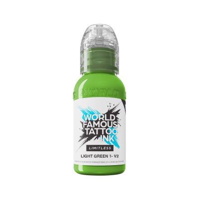 Tinta para tatuagem da World Famous Limitless - Light Green 1 v2 30 ml