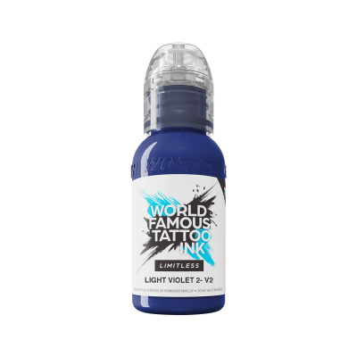 Tinta para tatuagem da World Famous Limitless - Light Violet 2 v2 30 ml