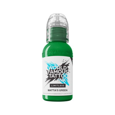 Tinta Para Tatuagem World Famous Limitless - Mattia's Green 30 ml