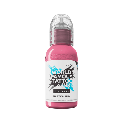 Tinta Para Tatuagem World Famous Limitless - Marta's Pink 30 ml