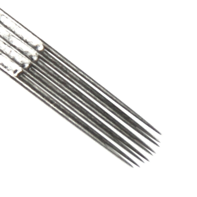 Caixa de 50 Agulhas de Tatuagem Magic Moon 0,30mm Magnum Beira Suave (Muito Redondas) Bug Pin Textured