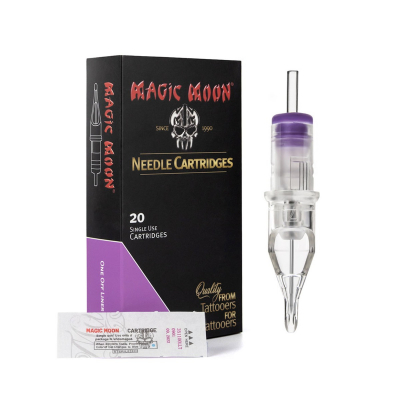 Caixa de 20 Cartuchos Magic Moon 0,30mm One Off Liner Cone Longo