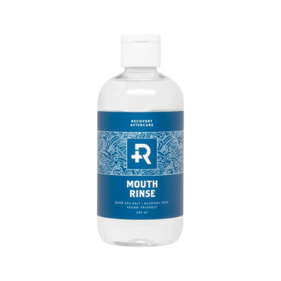 Enxaguante Bucal com Sal Marinho Recovery Aftercare - Cuidado posterior para piercing oral sem álcool - 250 ml (8 oz)