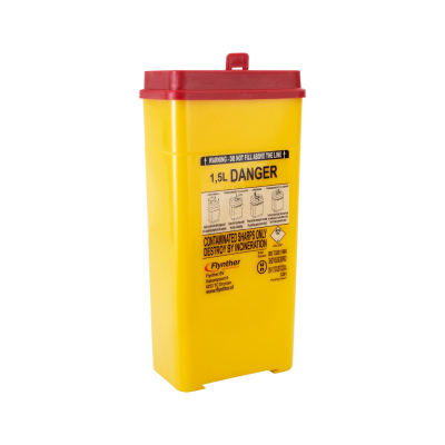 Recipiente para Agulhas Usadas Flynther Capacidade 1,5 L