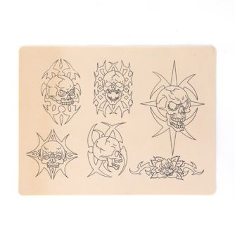 Pele de Prática de Desenhos de Tatuagens