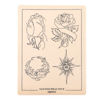 Pele de Prática de Desenhos de Tatuagens