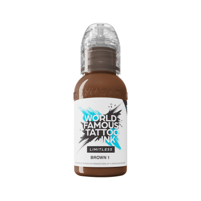 Tinta para tatuagem World Famous Limitless - Brown 1 30 ml