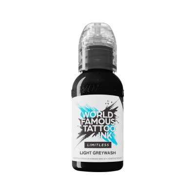 Tinta para tatuagem World Famous Limitless - Limitless Light Grey Wash 30 ml