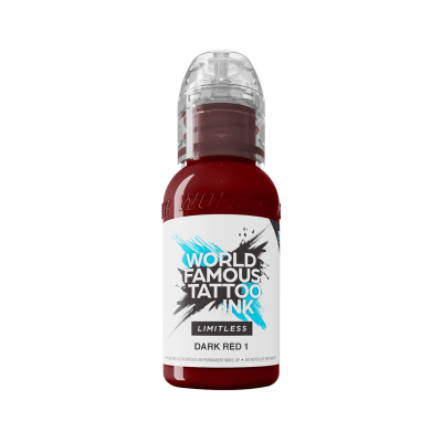 Tinta para tatuagem World Famous Limitless - Dark Red 1 30 ml