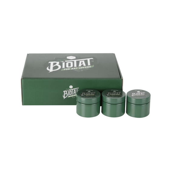 Caixa de 12 unidades de BIOTAT Tattoo Clove Soft Butter 50 ml para expositor de estúdio