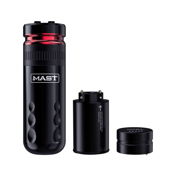 Dragonhawk Mast Racer - Máquina de tatuagem sem fios estilo caneta com bateria adicional - Preta -  Traço de 4,0 mm