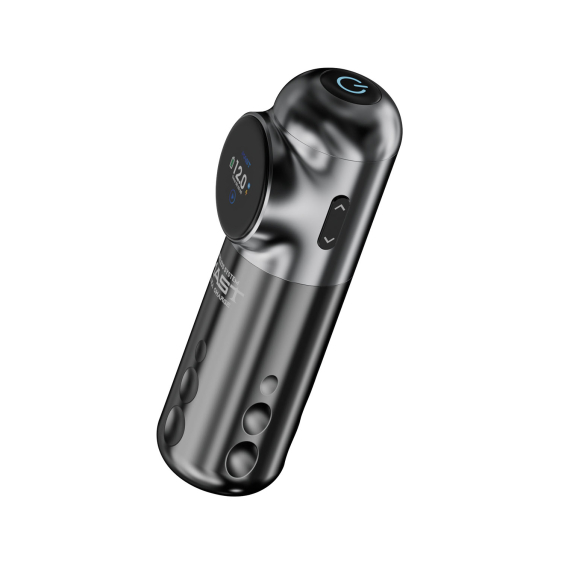 Máquina de tatuagem Dragonhawk Mast Archer S - Cinza e preto - Traço de 4,2 mm