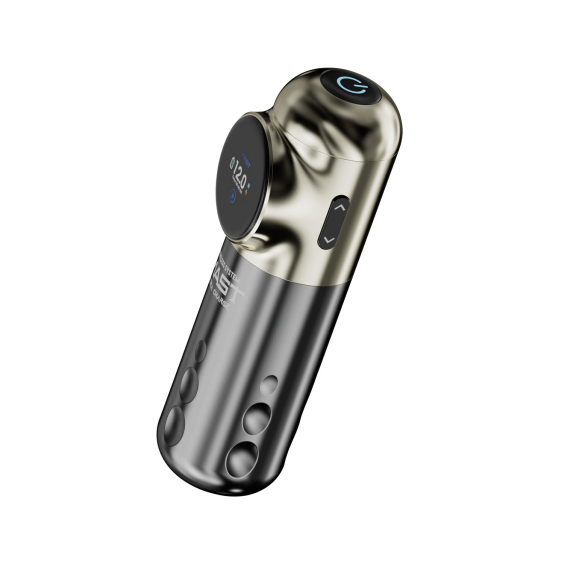 Máquina de tatuagem Dragonhawk Mast Archer S - Verde e Preto - Traço de 4,2 mm