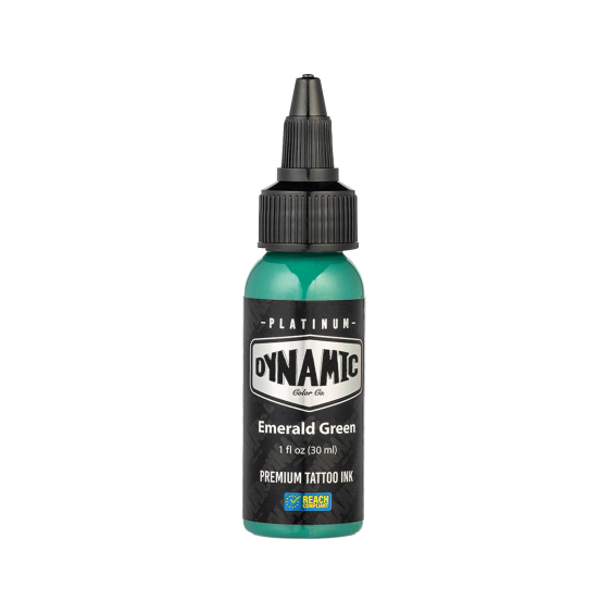 Tinta Para Tatuagem Platinum by Dynamic - Emerald Green 30 ml