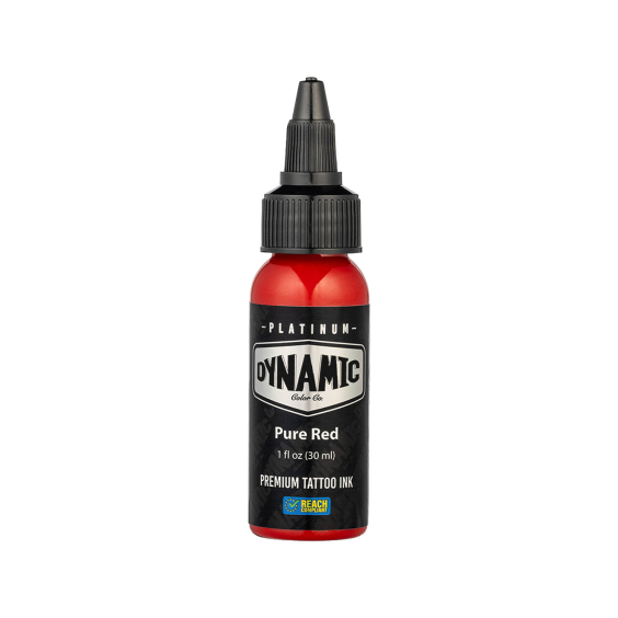 Tinta Para Tatuagem Platinum by Dynamic - Pure Red 30 ml