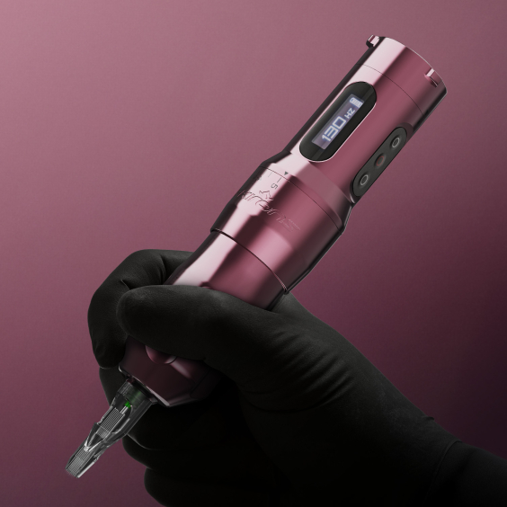 Máquina de tatuagem FK Irons One Adjust com traço ajustável - Pop Pink