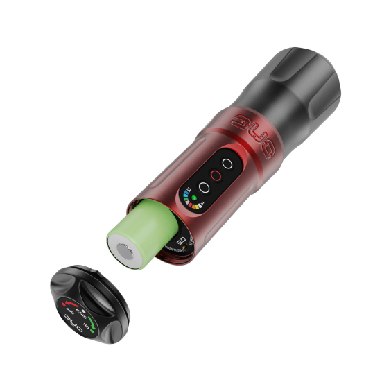 FK Irons One Máquina De Tatuagem traço de 4,0 mm - Yomico Vermelho/Preto