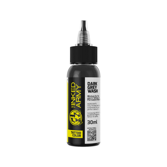 The Inked Army - Tattoo Color -  Dark Grey Wash