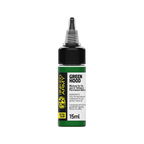 The Inked Army - Tattoo Color -  Green Hood