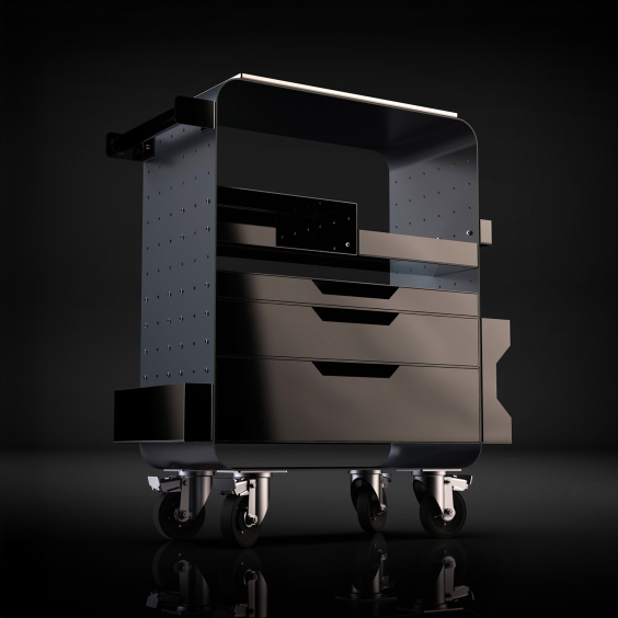 Estação de Trabalho Impala da Kwadron - Cinza