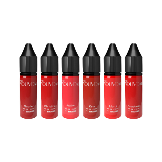 Pro Nouveau Pigments - Lips Collection Conjunto 6x 15ml