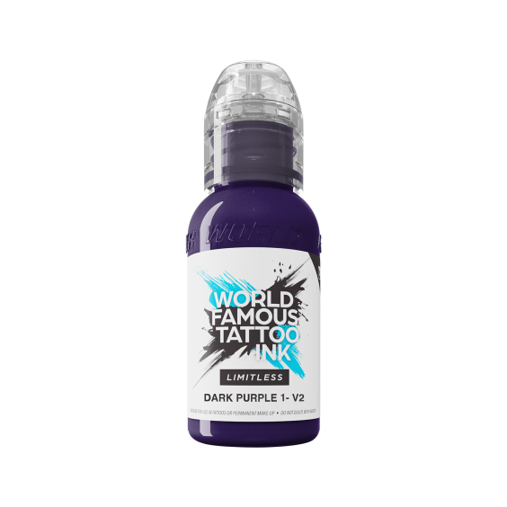 Tinta para tatuagem da World Famous Limitless - Dark Purple 1 v2 30 ml