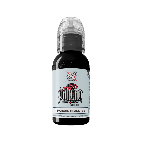Tinta para tatuagem World Famous Limitless  - Pancho Black v2 30 ml