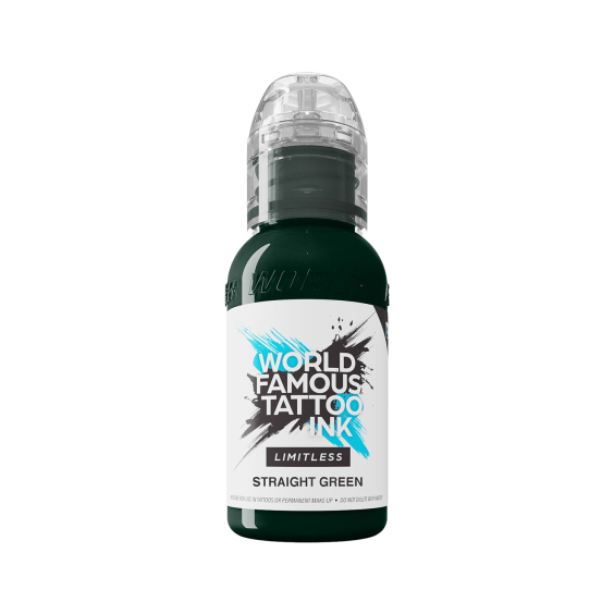 Tinta para tatuagem World Famous Limitless - Verde liso 30 ml