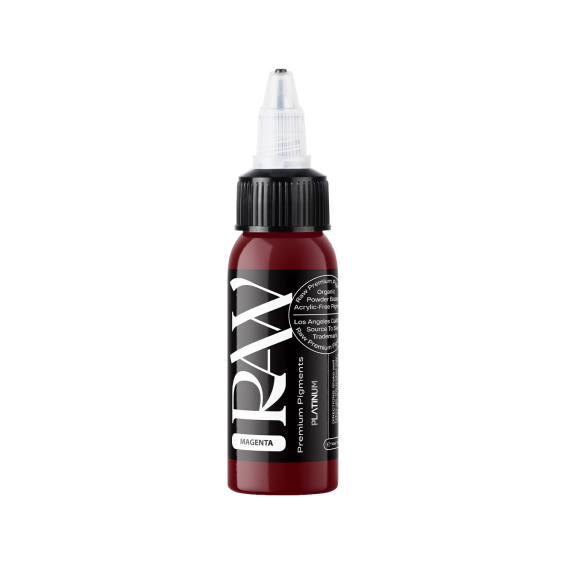 Raw Pigments Platinum - Magenta - Tinta para tatuagem - 30ml
