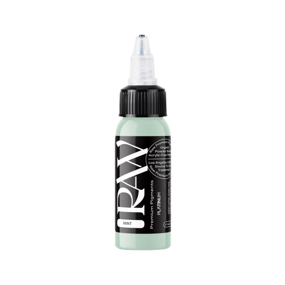 Raw Pigments Platinum - Mint - Tinta para tatuagem - 30ml