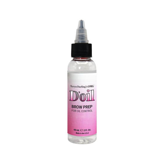 OMG D'oil - Controlo de oleosidade pré-procedimento e Preparação de pigmentos para artistas de PMU - 60ml