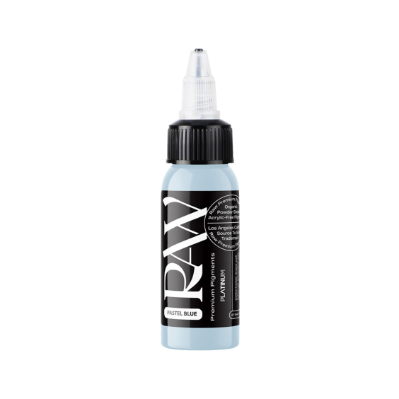 Raw Pigments Platinum - Pastel Blue - Tinta para tatuagem - 30ml