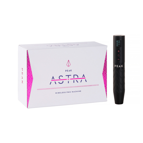 Peak Astra - Máquina PMU de caneta sem fios com traço ajustável - Raven