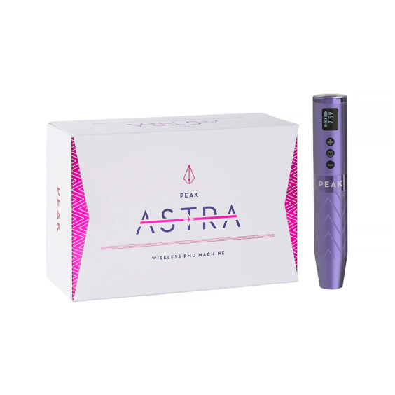 Peak Astra - Máquina PMU de caneta sem fios com traço ajustável - Purple