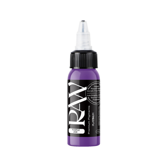 Raw Pigments Platinum - Purple Jam - Tinta para tatuagem - 30ml