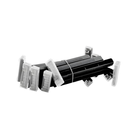 Caixa de 100 Saferly Lâminas descartáveis de lâmina dupla