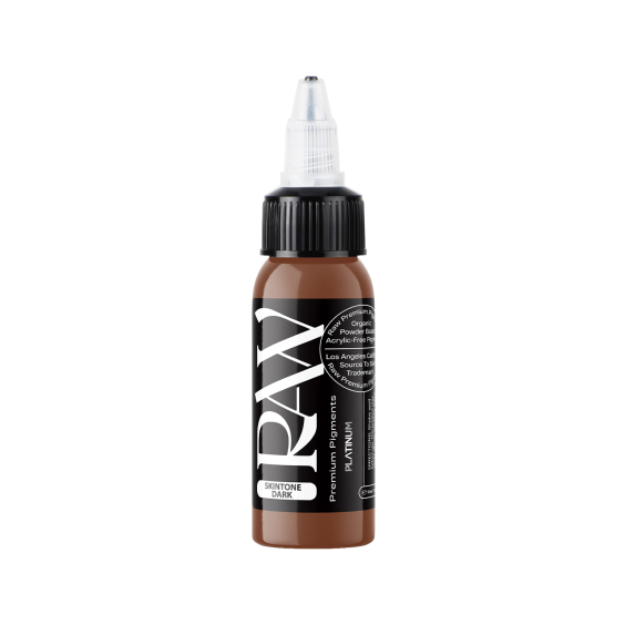 Raw Pigments Platinum - Skintone Dark - Tinta para tatuagem - 30ml